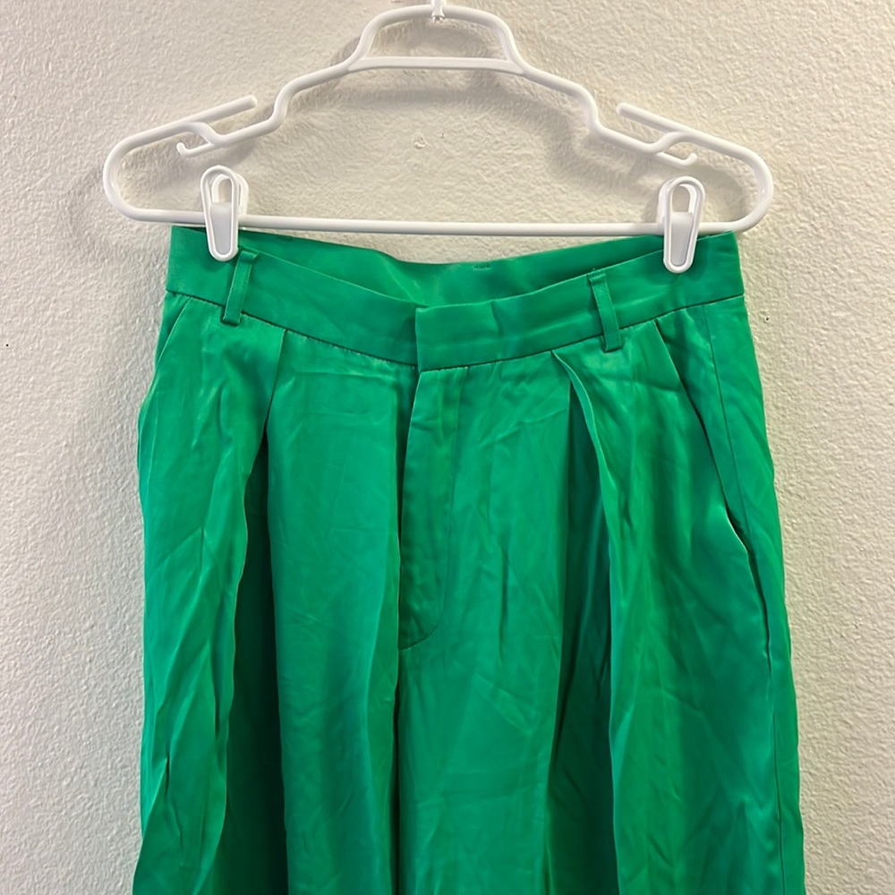 Zara wide leg satin pants